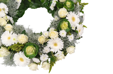 4 | Rundgesteckter Trauerkranz (Locker)