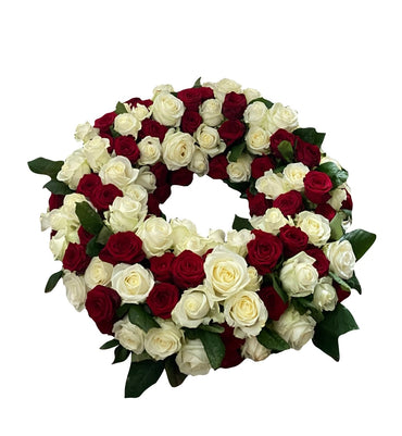 3 | Rundgesteckter Trauerkranz (Kompakt)