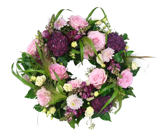 4 | Rundgesteckter Trauerkranz (Locker)